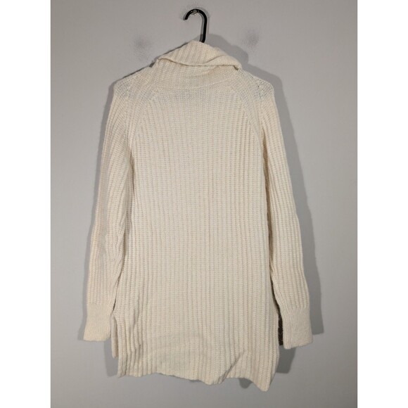 POLO Ralph Lauren Womens Beige Alpaca Blend Turtleneck Tunic Sweater Sz S Mature - Picture 2 of 7